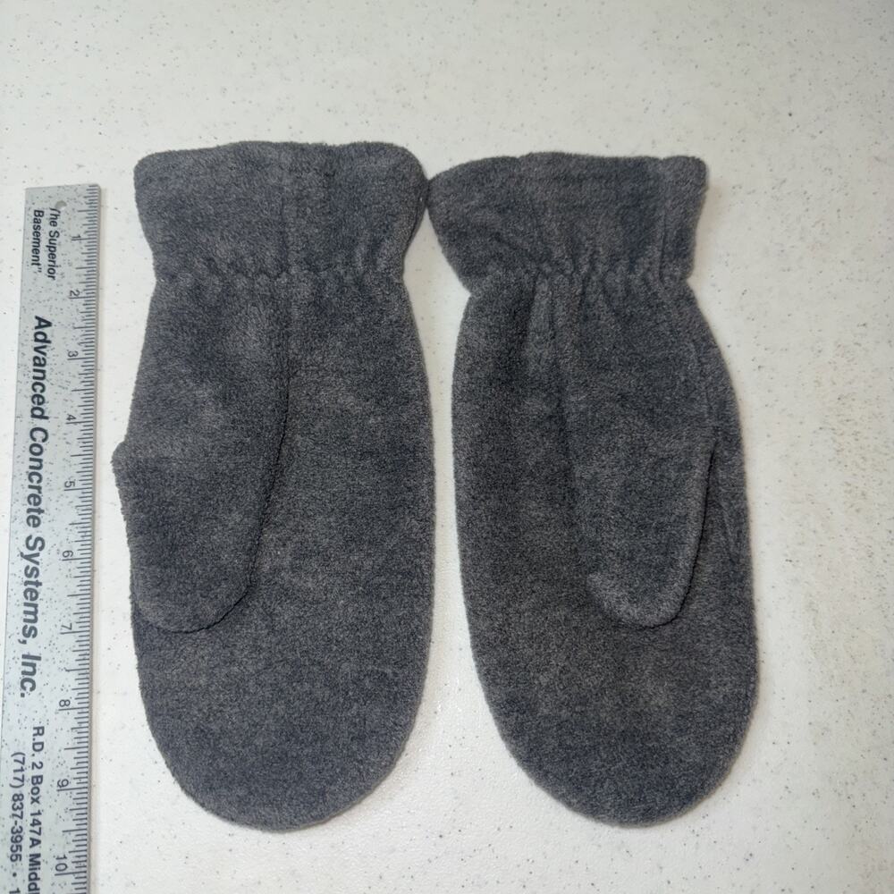 Vintage Disney Winnie The Pooh Bear Fleece Mittens Embroidered Adult‎ Teen Size - Picture 3 of 8